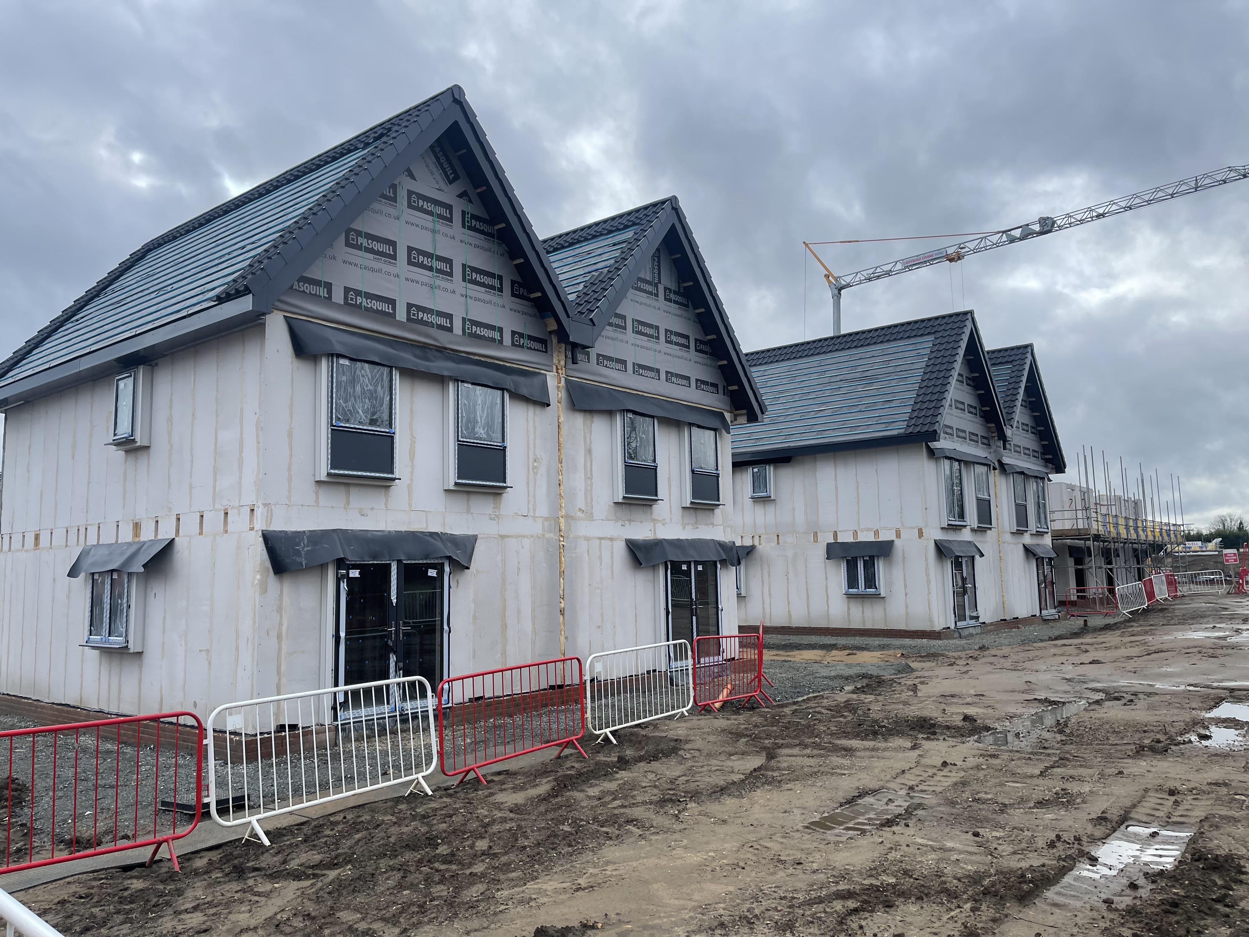 two homes at the Crown View, Great Ellingham development built from i-House MMC