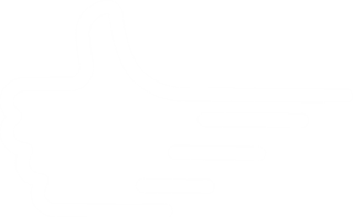 Outline of a thumbs up icon