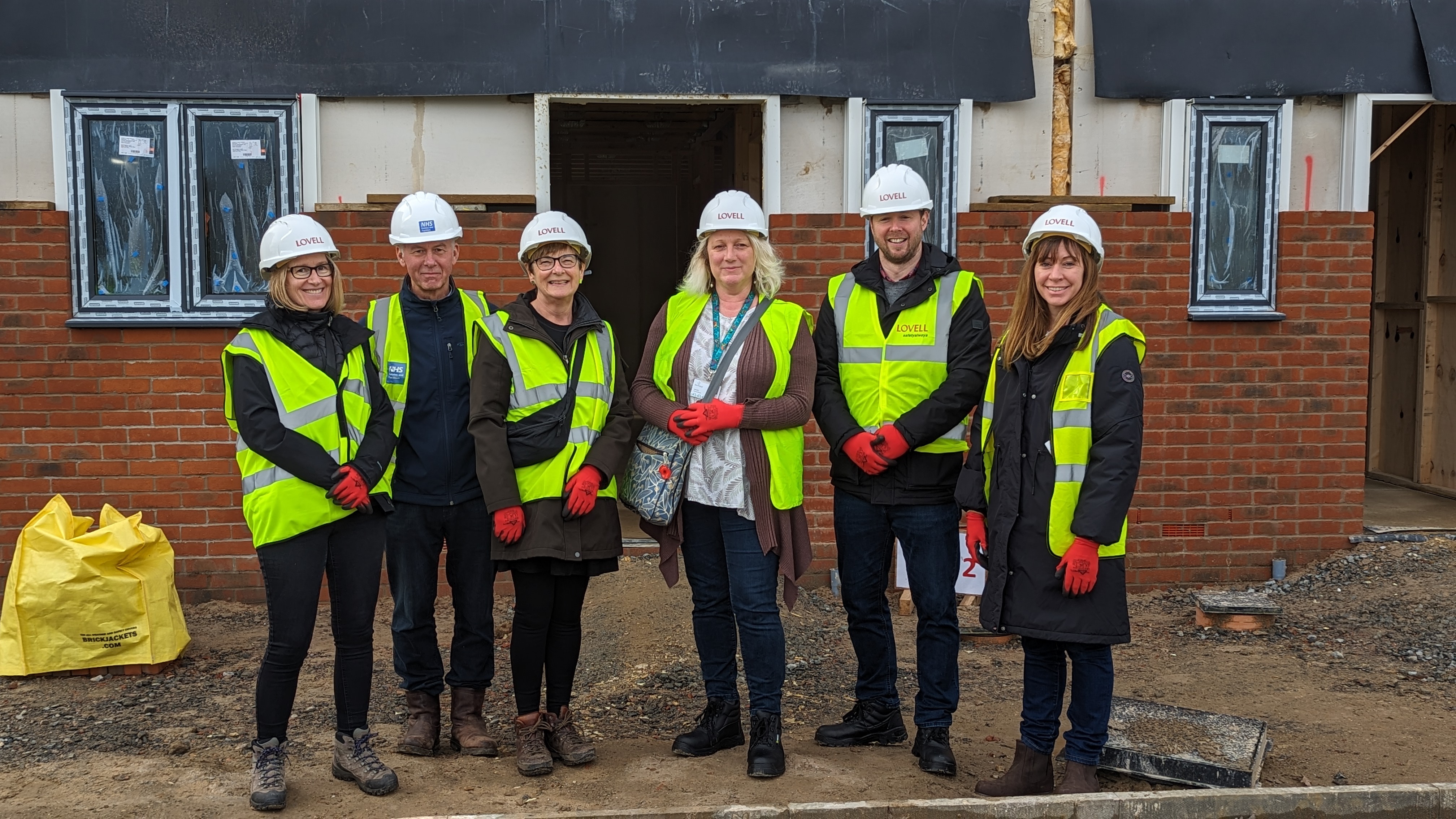 L-R: Carolan Davidge, Steve Udberg, and Cecilia Tredget (Flagship Homes board) and Gill Duffy, Stephen Scowen, and Cllr Sarah Suggitt (Breckland Council)
