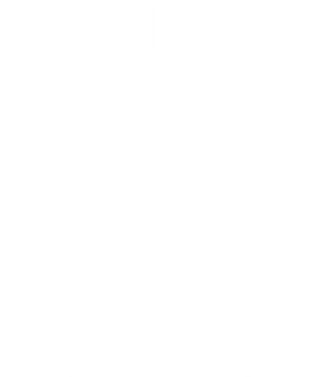Outline of a high five icon