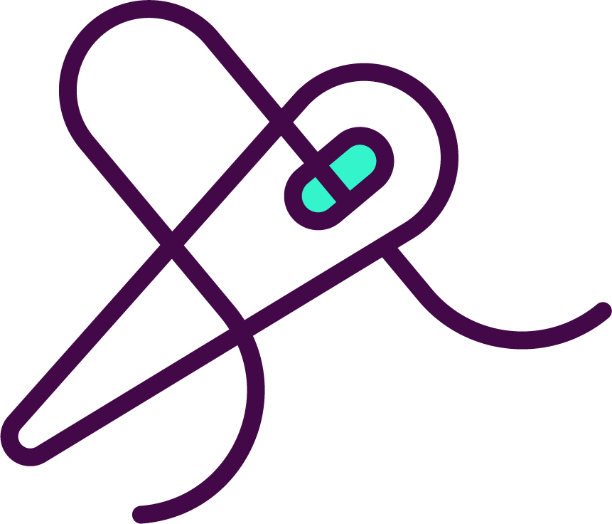 Sewing outline icon