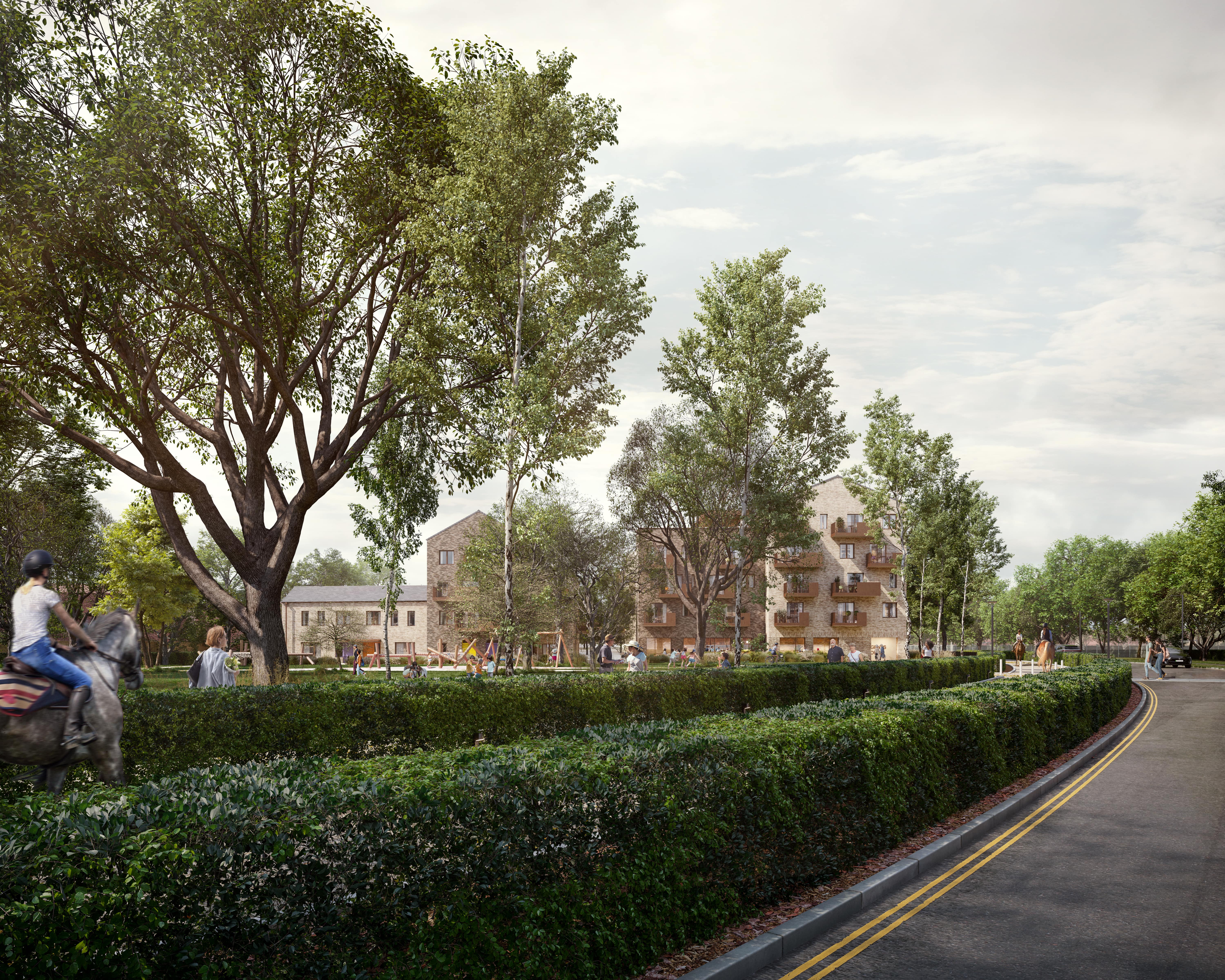 Newmarket scene
