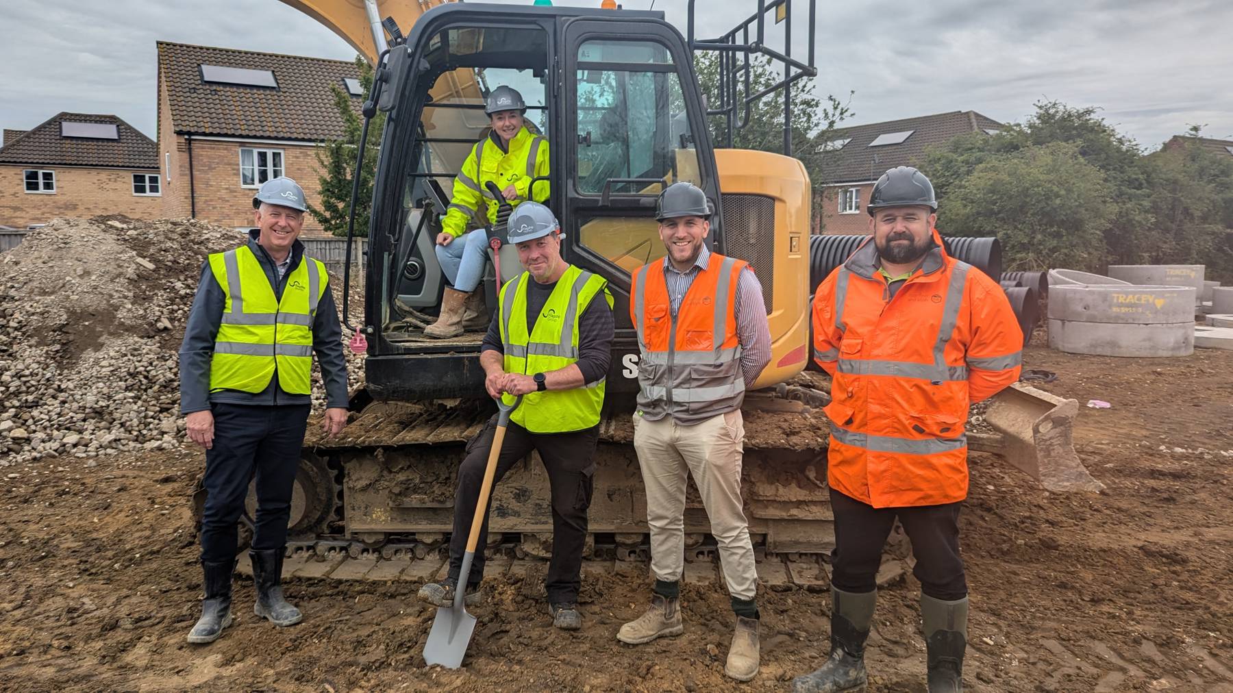 Construction under way on 35-home boost for Norfolk market town